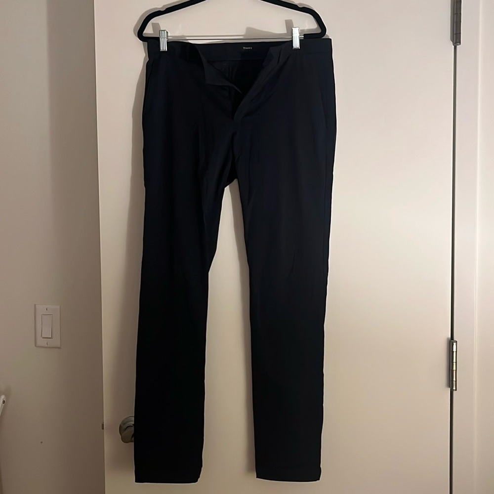 Theory Zaine Slim Straight Chino Dress Pant